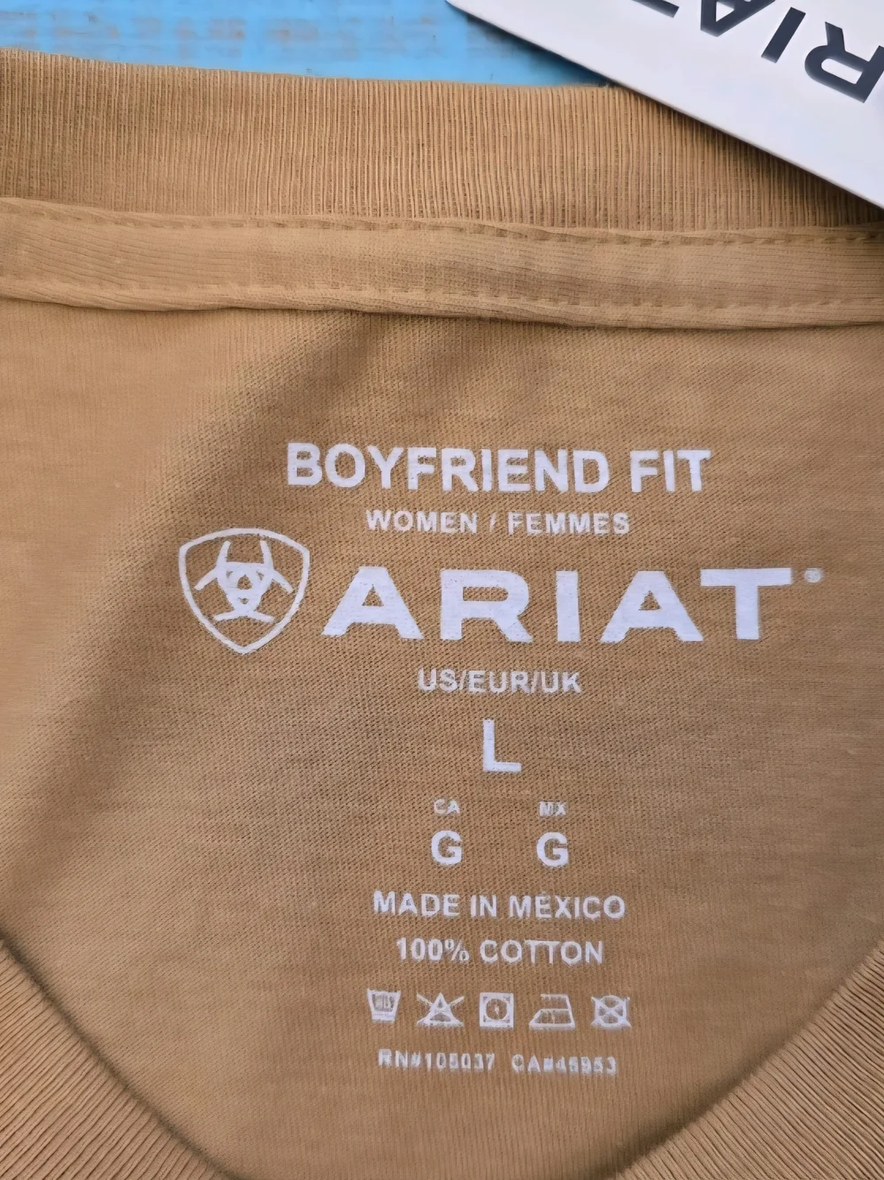 Ariat Longhorns And Brands Graphic Boyfriend Tee - Picture 5 of 7